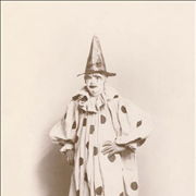 Picture Of A Whiteface Circus Clown 1907