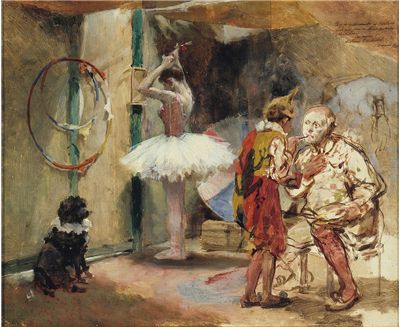 Picture Of Backstage Area At The Circus