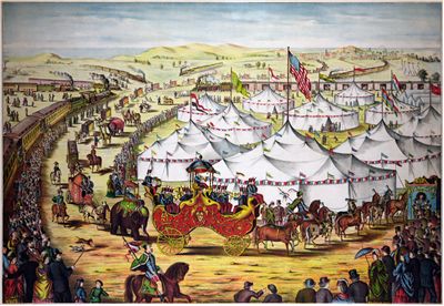 Picture Of Circus Parade 1874